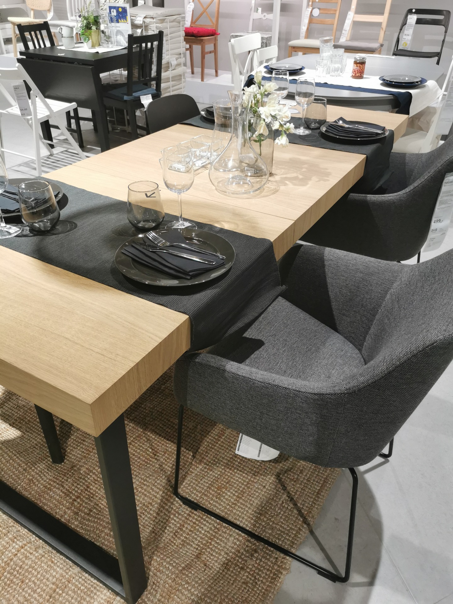 Tossberg Chair and Tarsele dining table from IKEA